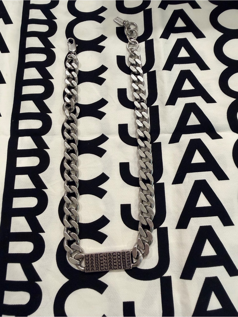 Marc Jacobs barcode necklace